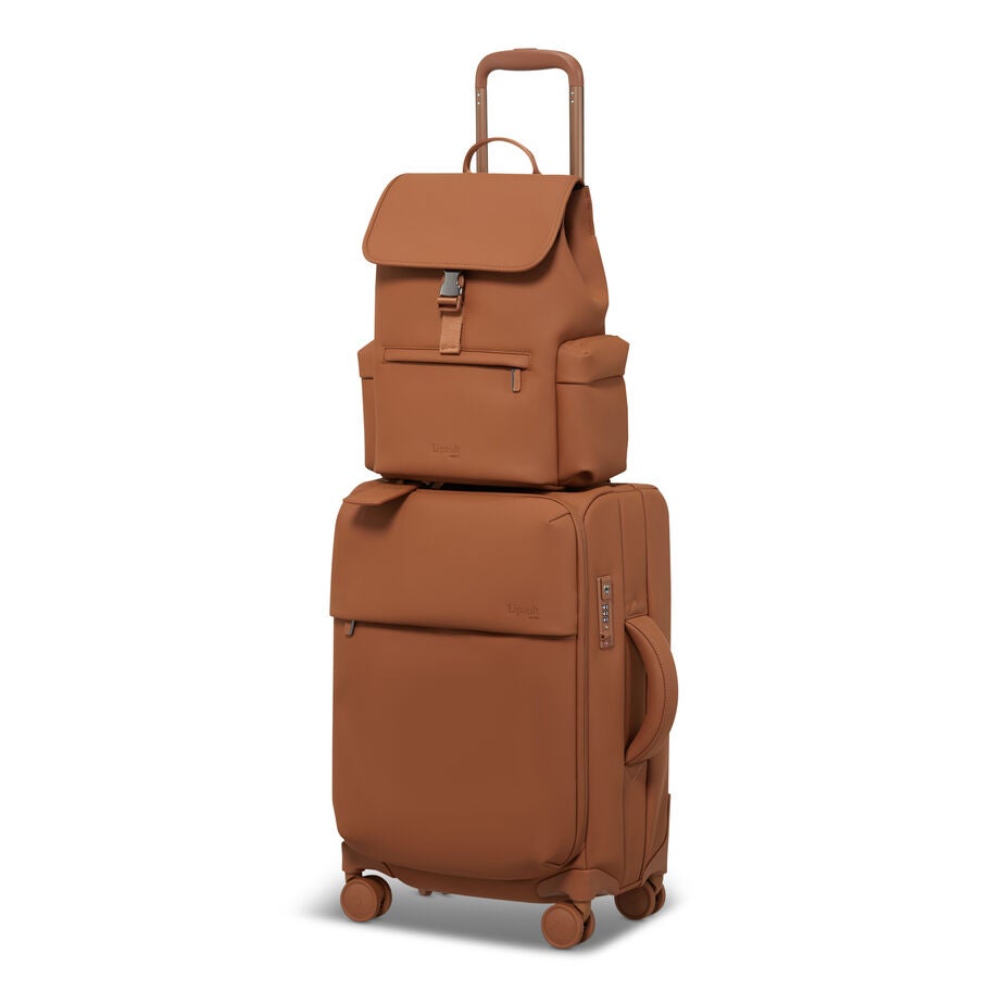 Lost In Berlin Mini Cargo Backpack in the color Nutsy Nut. image number 6