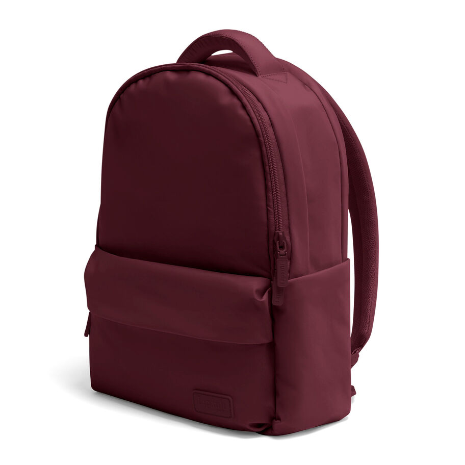 Lipault City Plume Backpack, Bordeaux, Front 3/4 Image image number 2