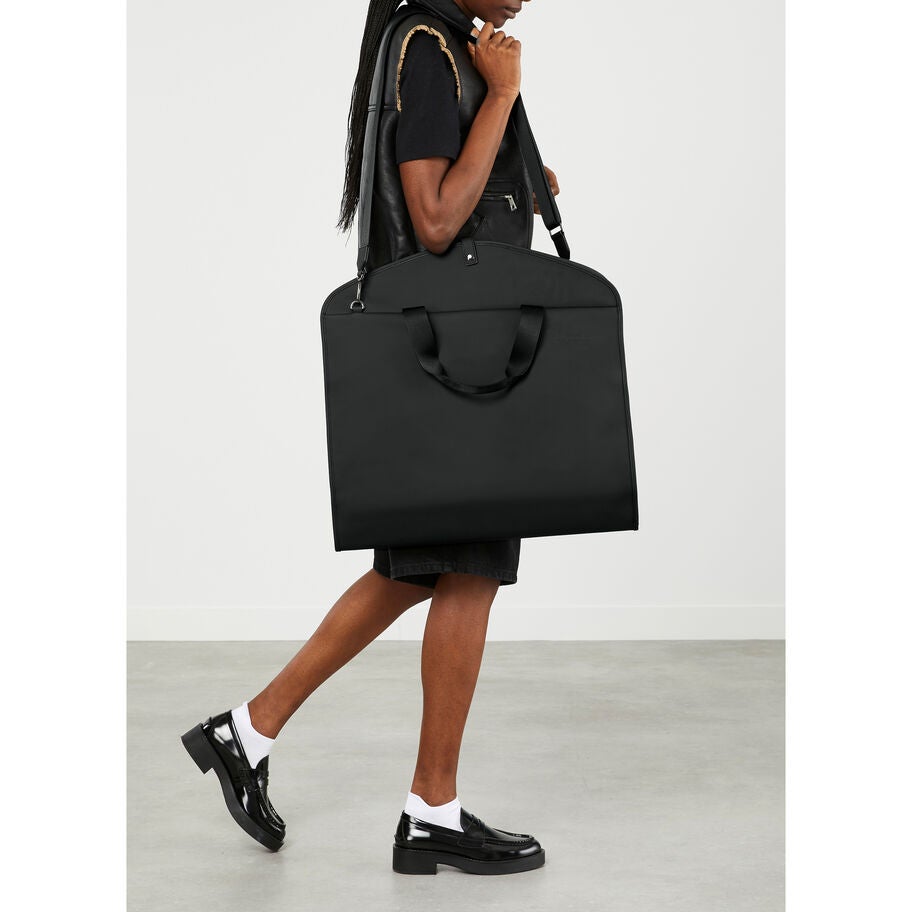 Lost In Berlin Garment Bag in the color Black. image number 1
