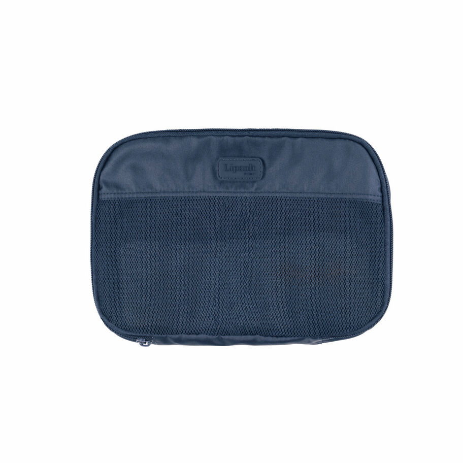 Travel Accessories Set of 3 Packing Cubes in the color Navy. image number 3