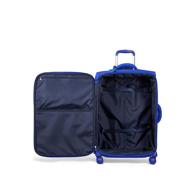 Plume Long Trip Packing Case in the color Magnetic Blue.
