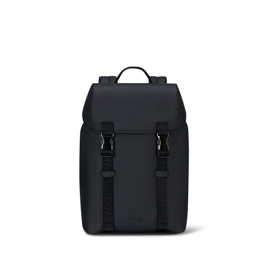 Lost In Berlin Mini Exile Backpack in the color Black. image number 4