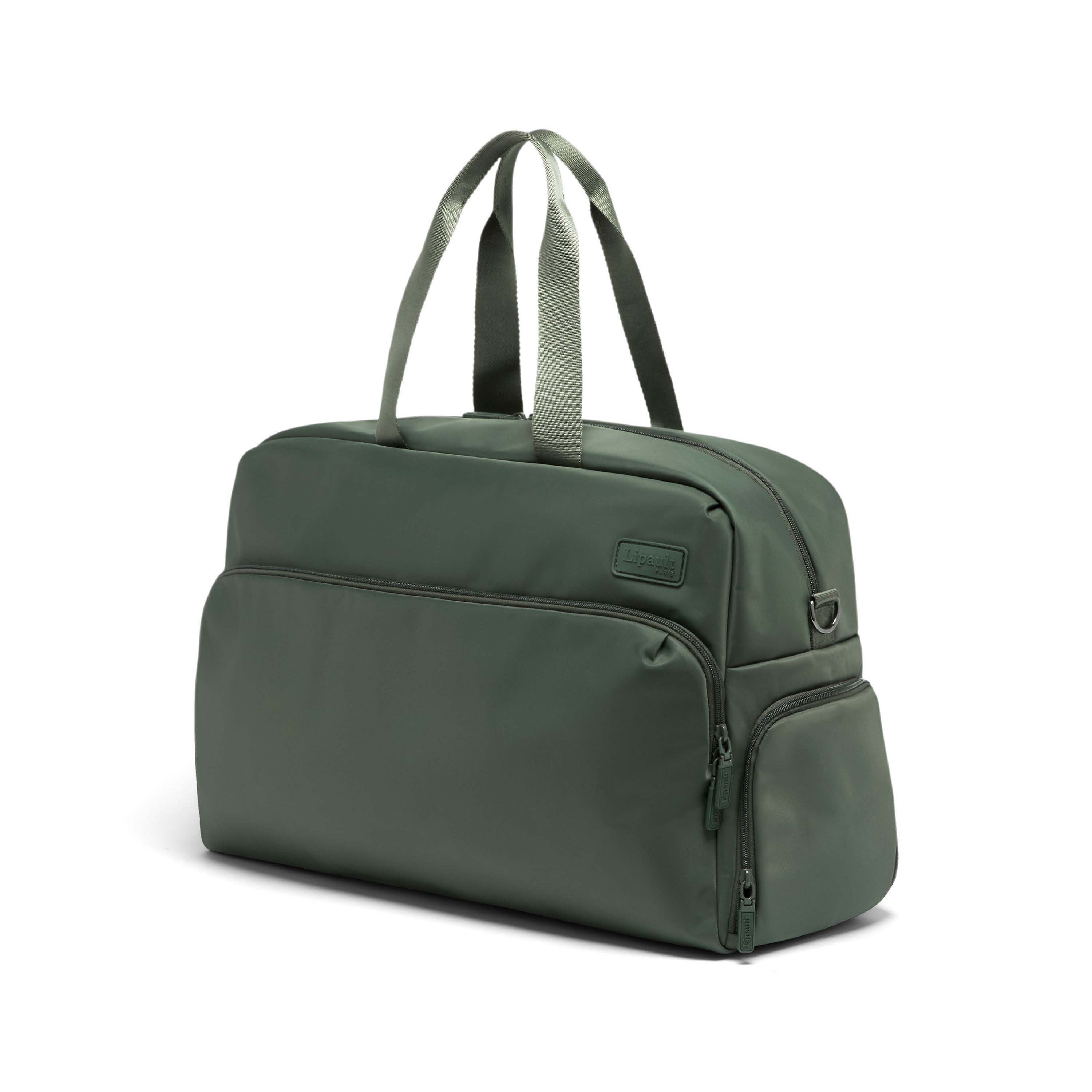 Lipault City Plume Weekender, Khaki Green, Front 3/4 Image image number 2