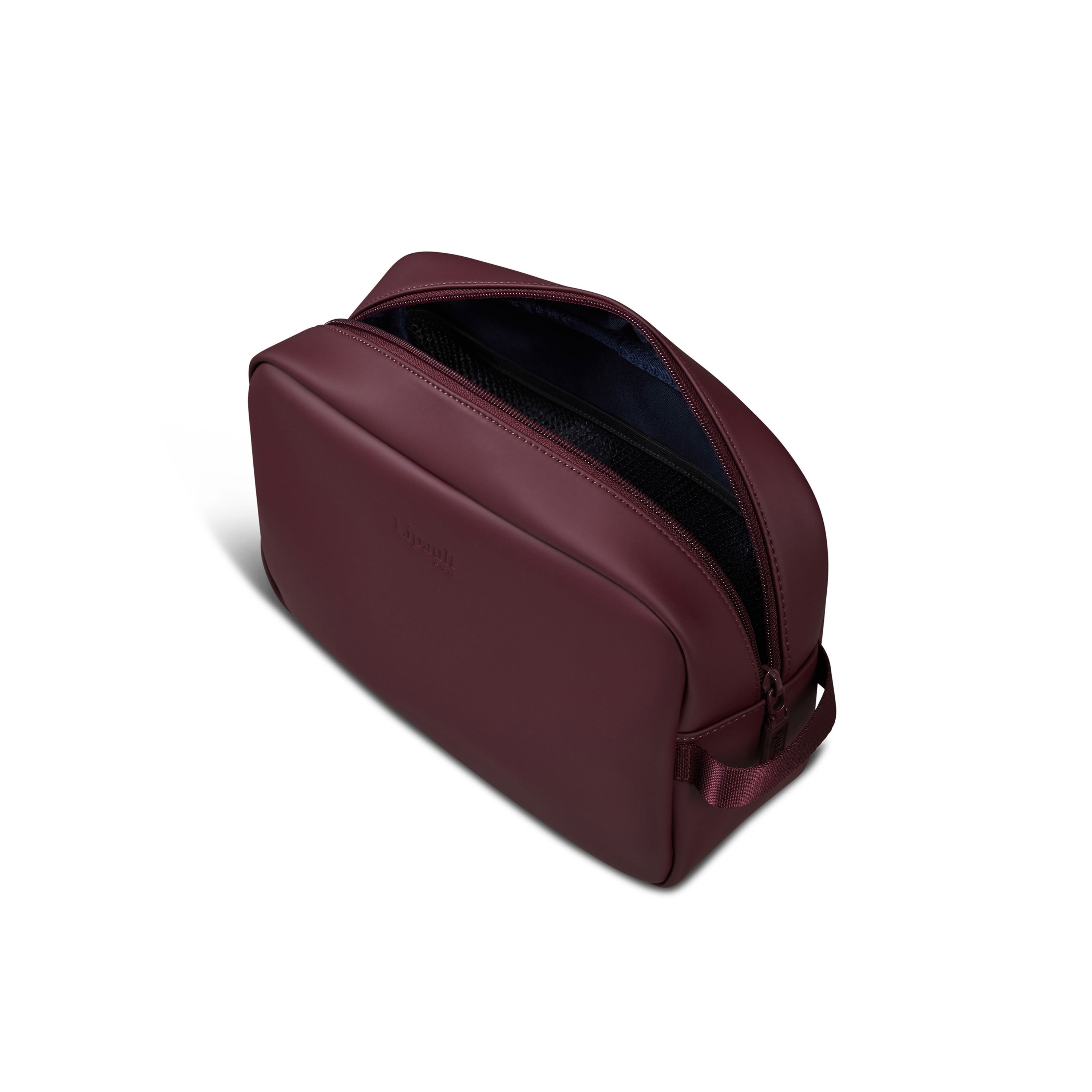 Lost In Berlin Toiletry Bag in the color Bordeaux.