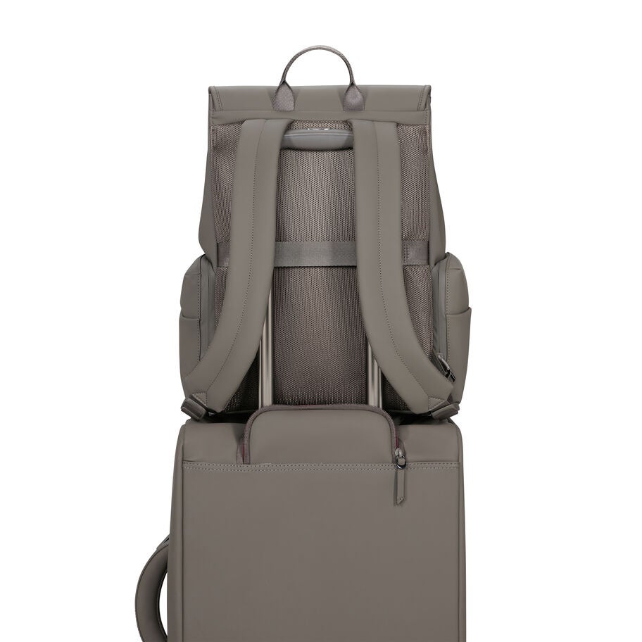 Lost In Berlin Cargo Backpack in the color Ash Stone. image number 8