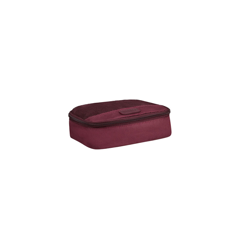 Travel Accessories Small Packing Cube in the color Bordeaux. image number 1