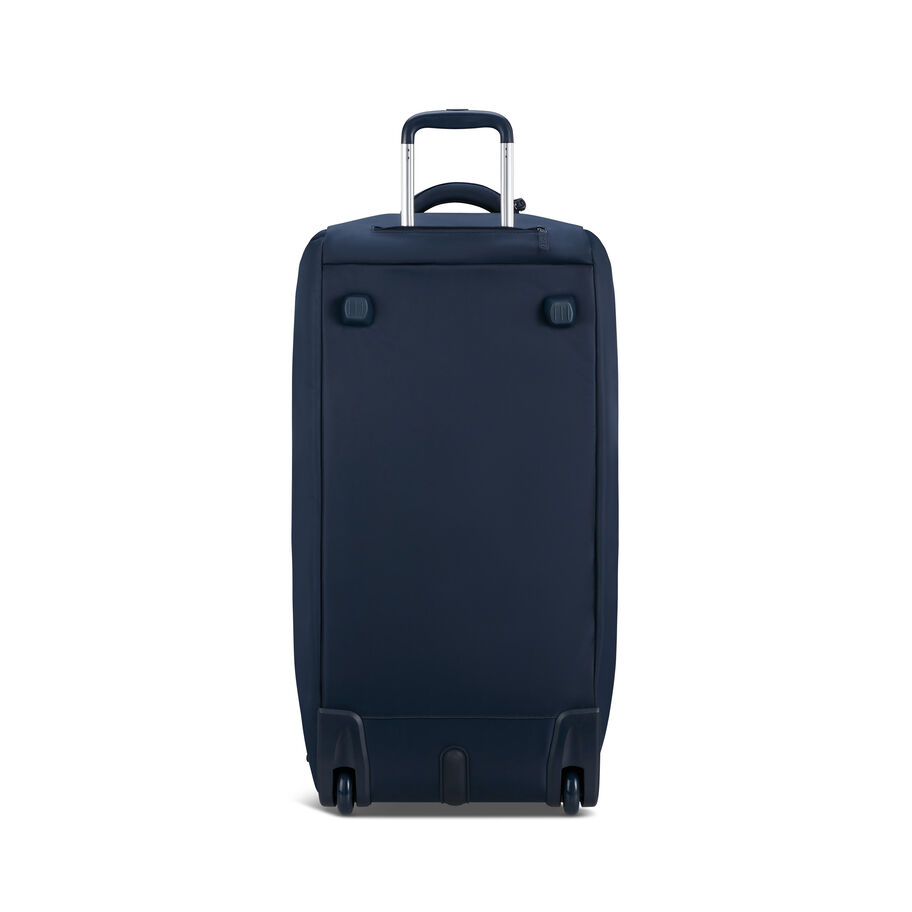 Foldable Plume Wheeled Duffle in the color Navy. image number 4