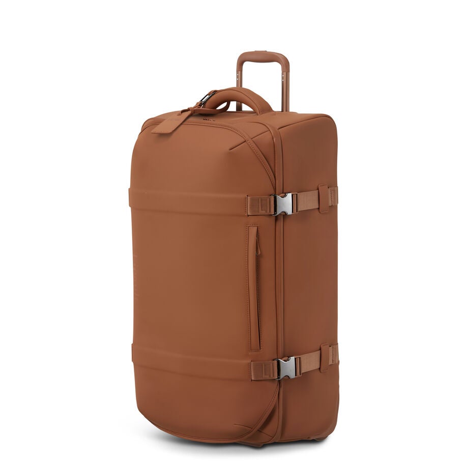 Lost In Berlin Exile Wheeled Duffel in the color Nutsy Nut. image number 0