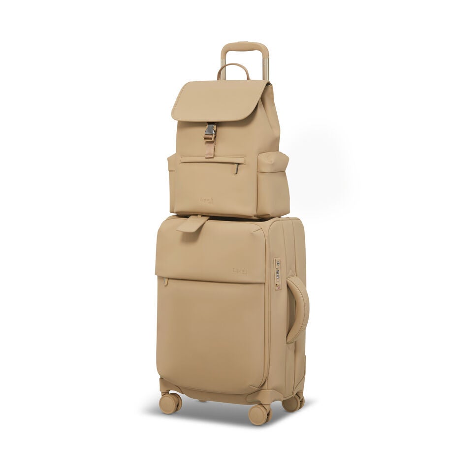 Lost In Berlin Mini Cargo Backpack in the color Sandstone. image number 6