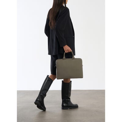 Lost In Berlin Laptop Bag in the color Ash Stone.