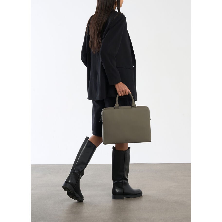 Lost In Berlin Laptop Bag in the color Ash Stone. image number 1