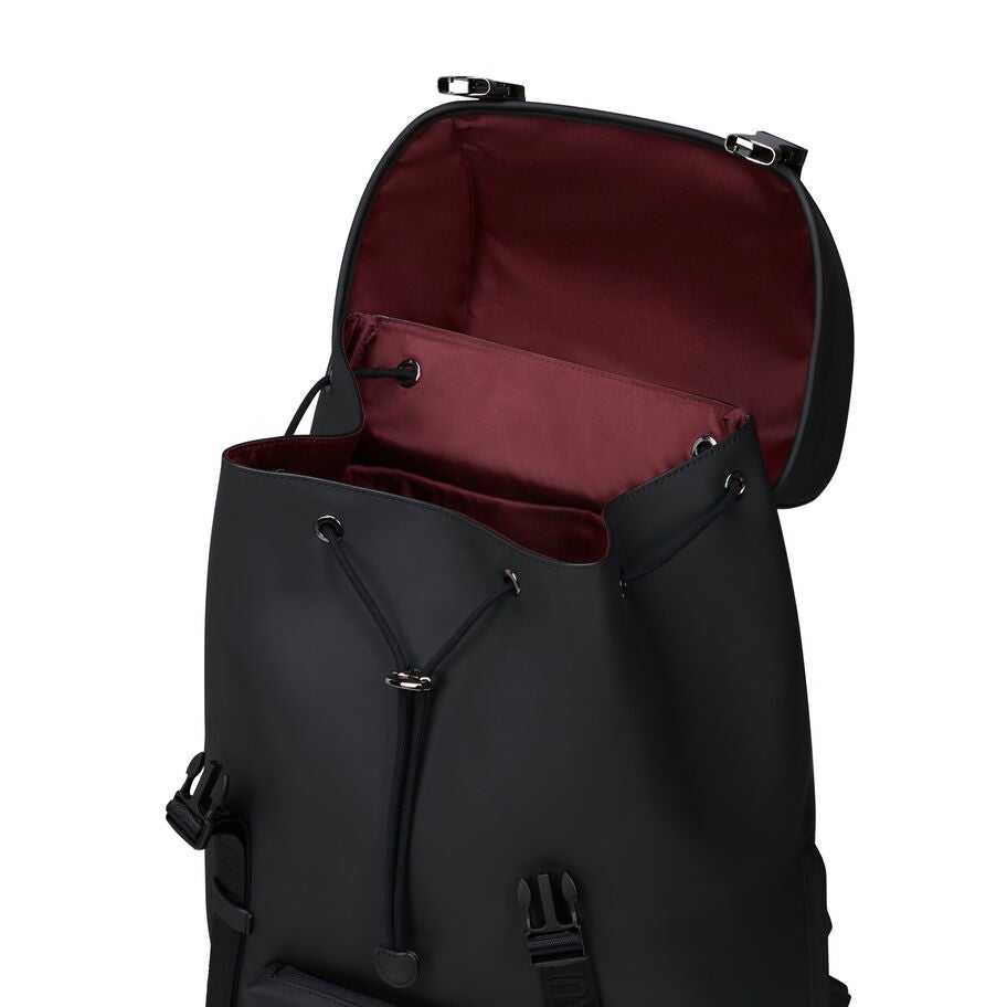 Lost In Berlin Exile Backpack in the color Black. image number 3