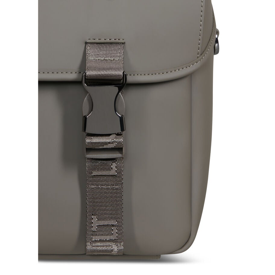 Lost In Berlin Exile Messenger Bag in the color Ash Stone. image number 6