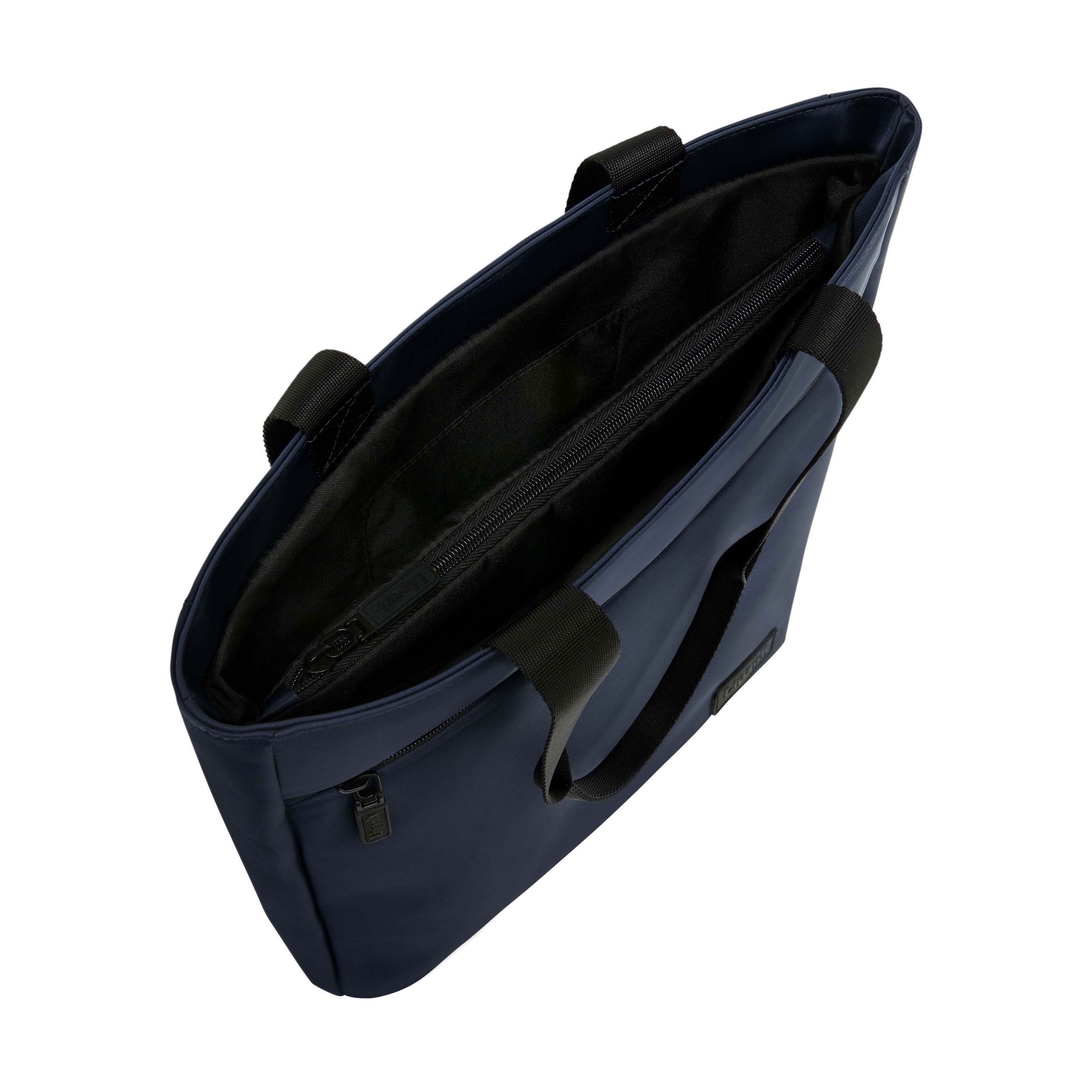 Lipault City Plume Shopper Bag, Navy, Interior Image