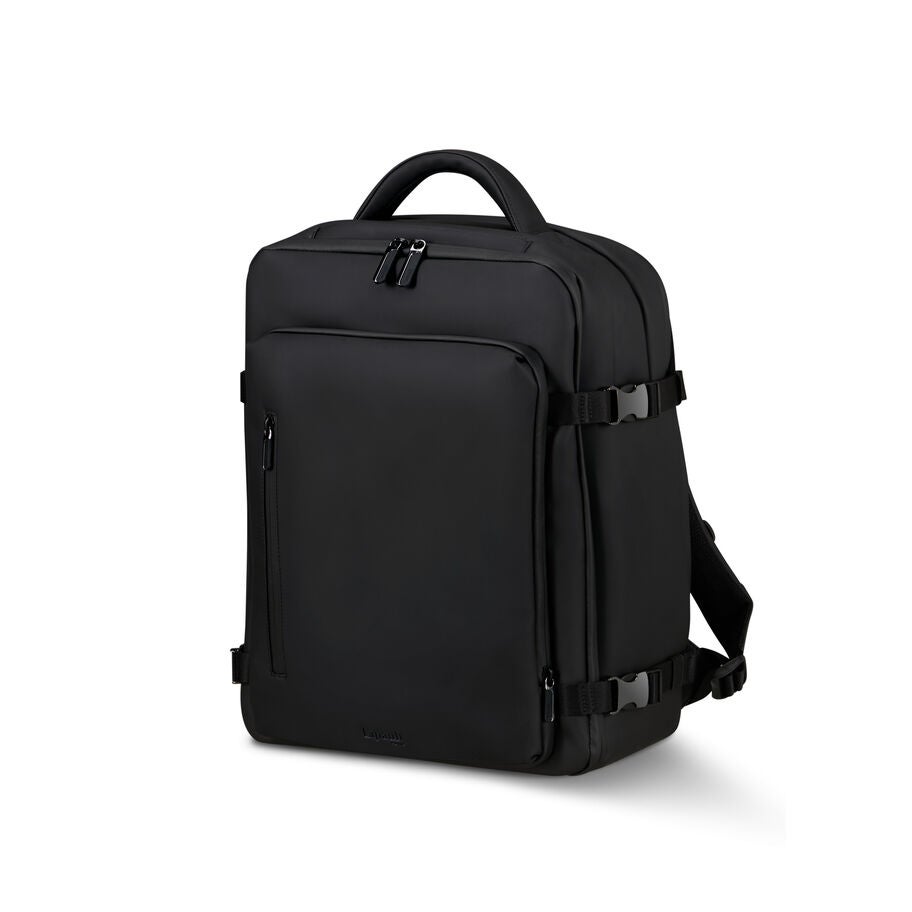 Lost In Berlin Travel Backpack in the color Black. image number 0