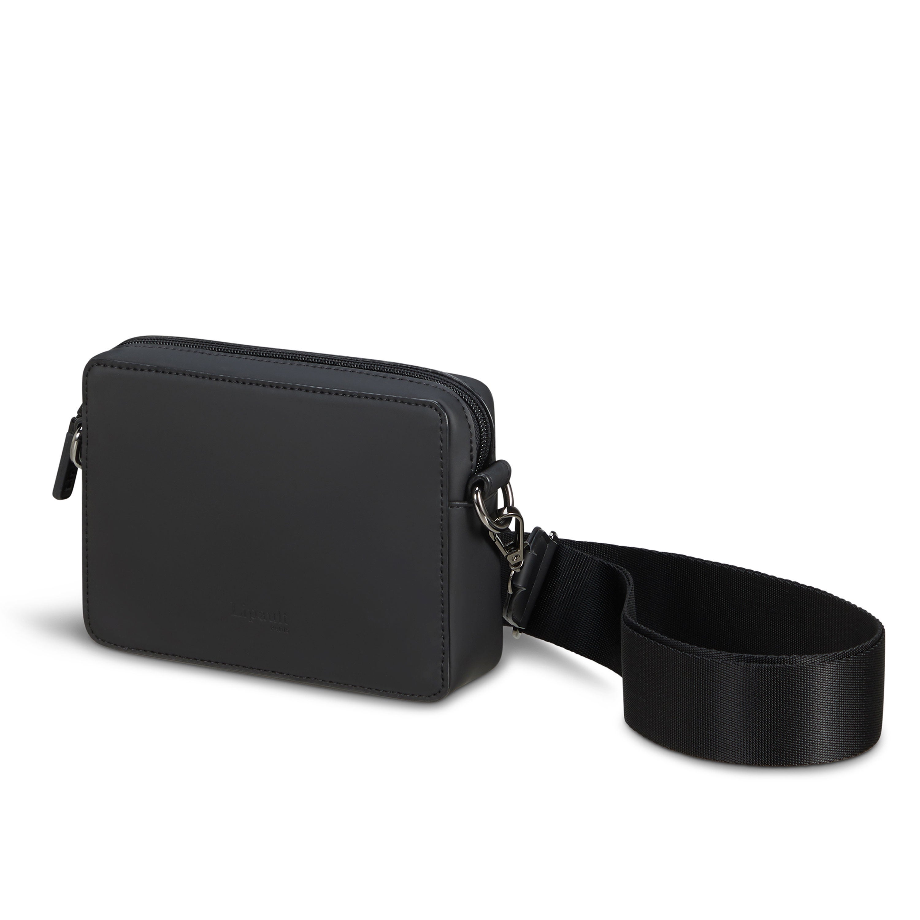 Lost In Berlin Crossbody Bag in the color Black. image number 2