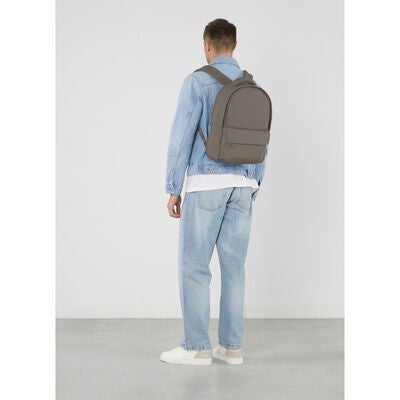 Lost In Berlin Backpack in the color Ash Stone.