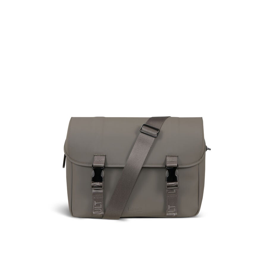 Lost In Berlin Exile Messenger Bag in the color Ash Stone. image number 4