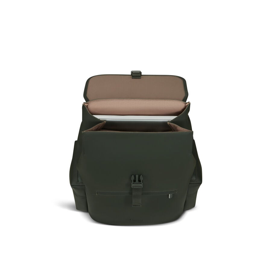 Lost In Berlin Cargo Backpack in the color NEW | Dark Moss. image number 2