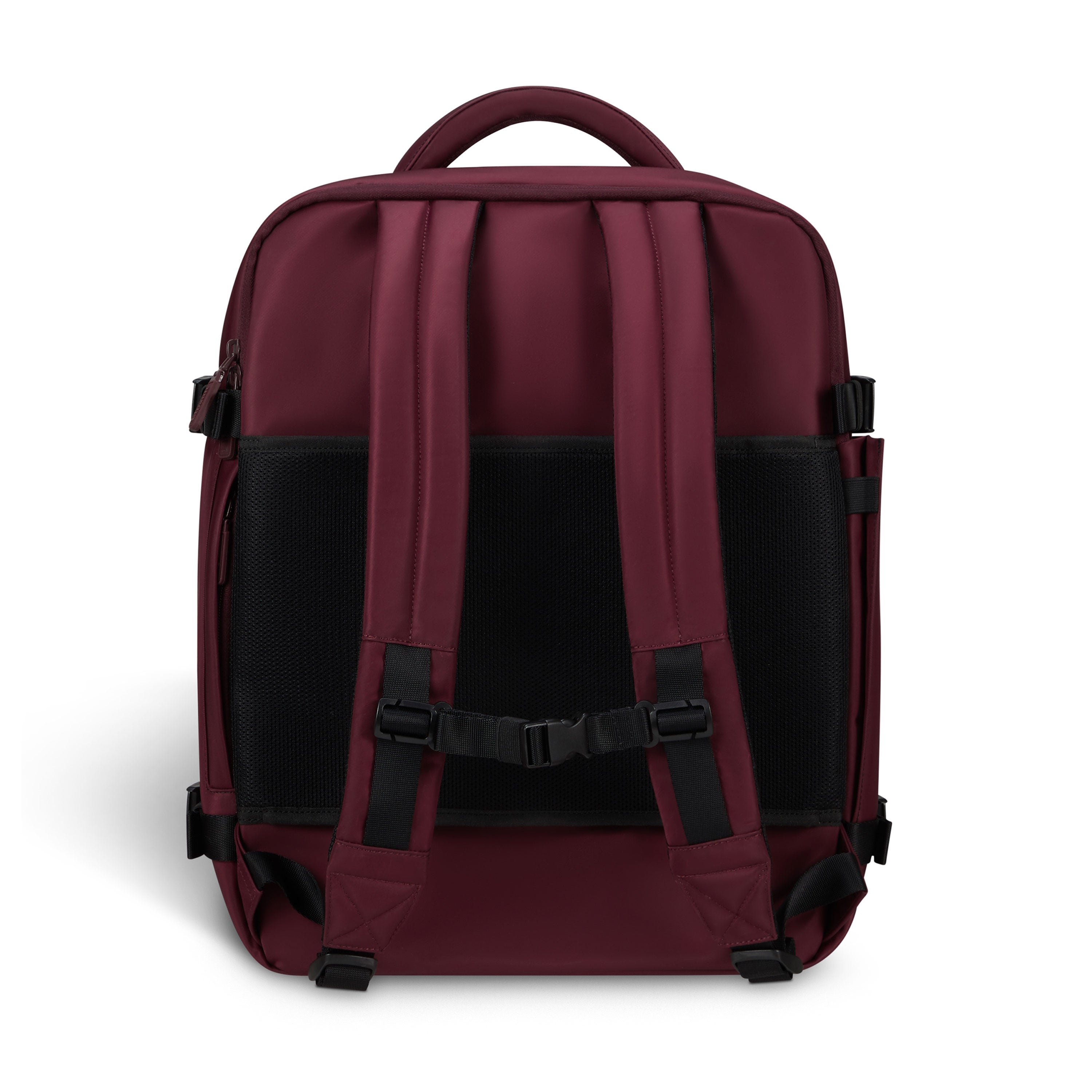 City Plume Travel Backpack in the color Bordeaux. image number 5