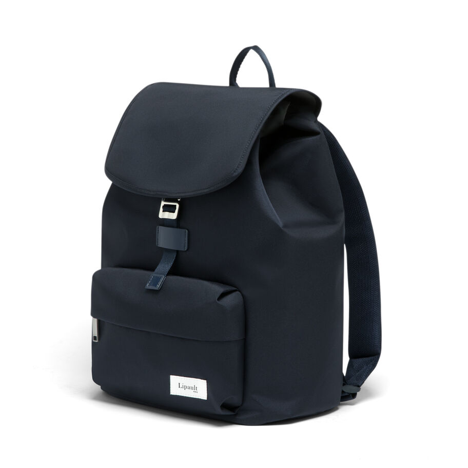 Lipault 4TMRW Daily Backpack, Carbon Blue, Front 3/4 Image image number 2
