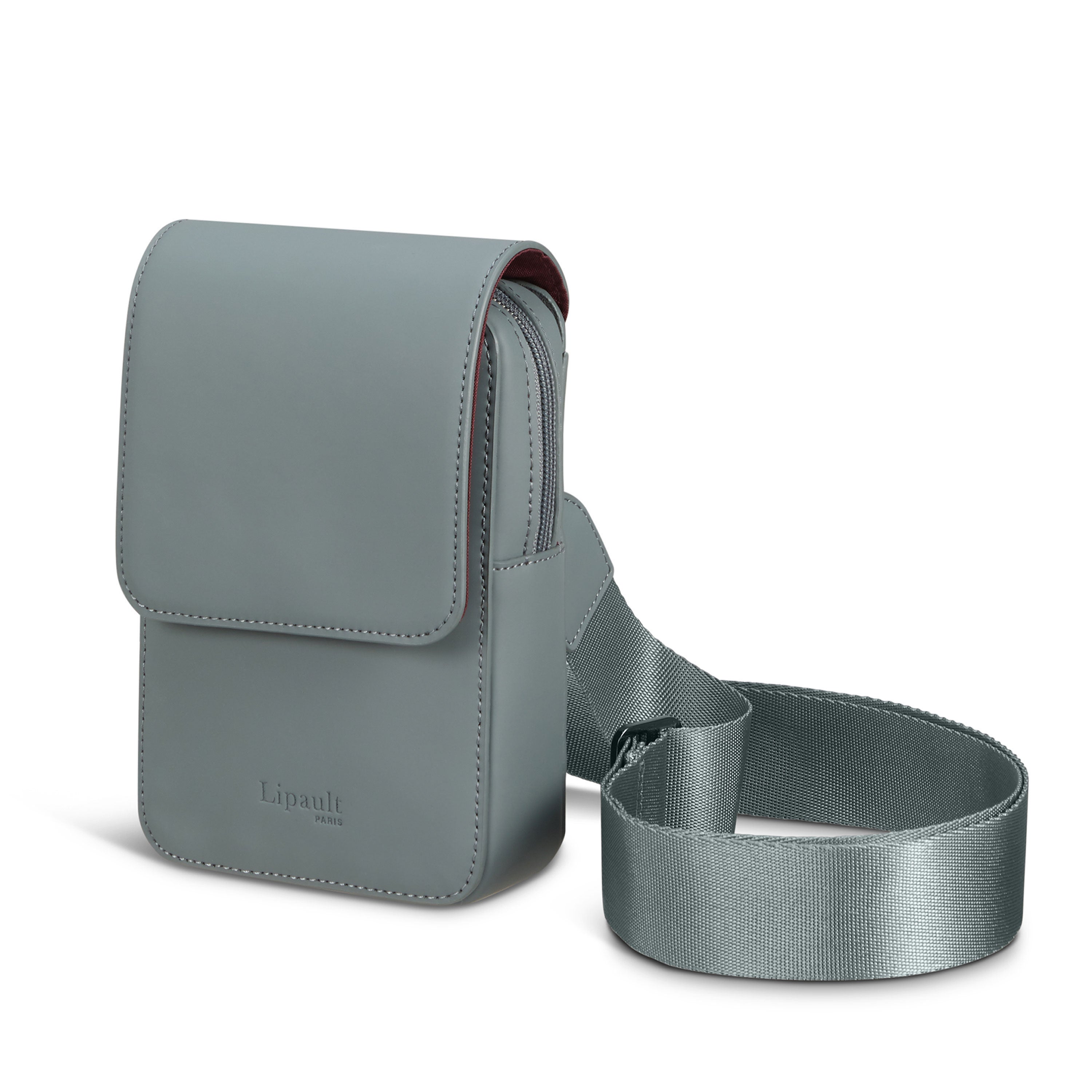 Lost In Berlin Crossover Travel Case in the color Cement Storm. image number 2