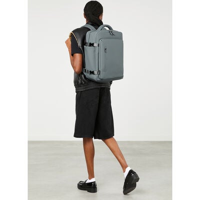 Lost In Berlin Travel Backpack in the color LAST CALL | Cement Storm.