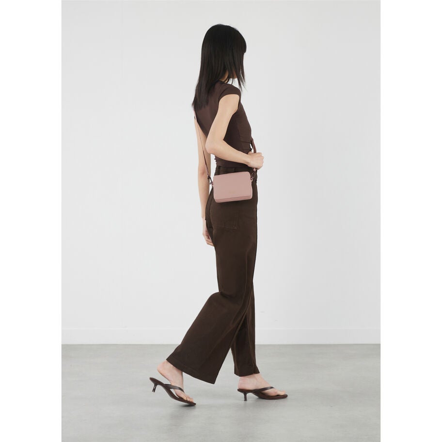 Lost In Berlin Crossbody Bag in the color Rose Quartz. image number 5