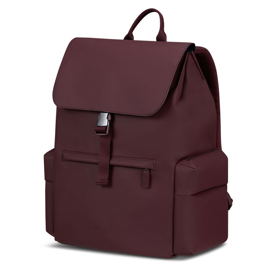 Lost In Berlin Cargo Backpack in the color Bordeaux. image number 3