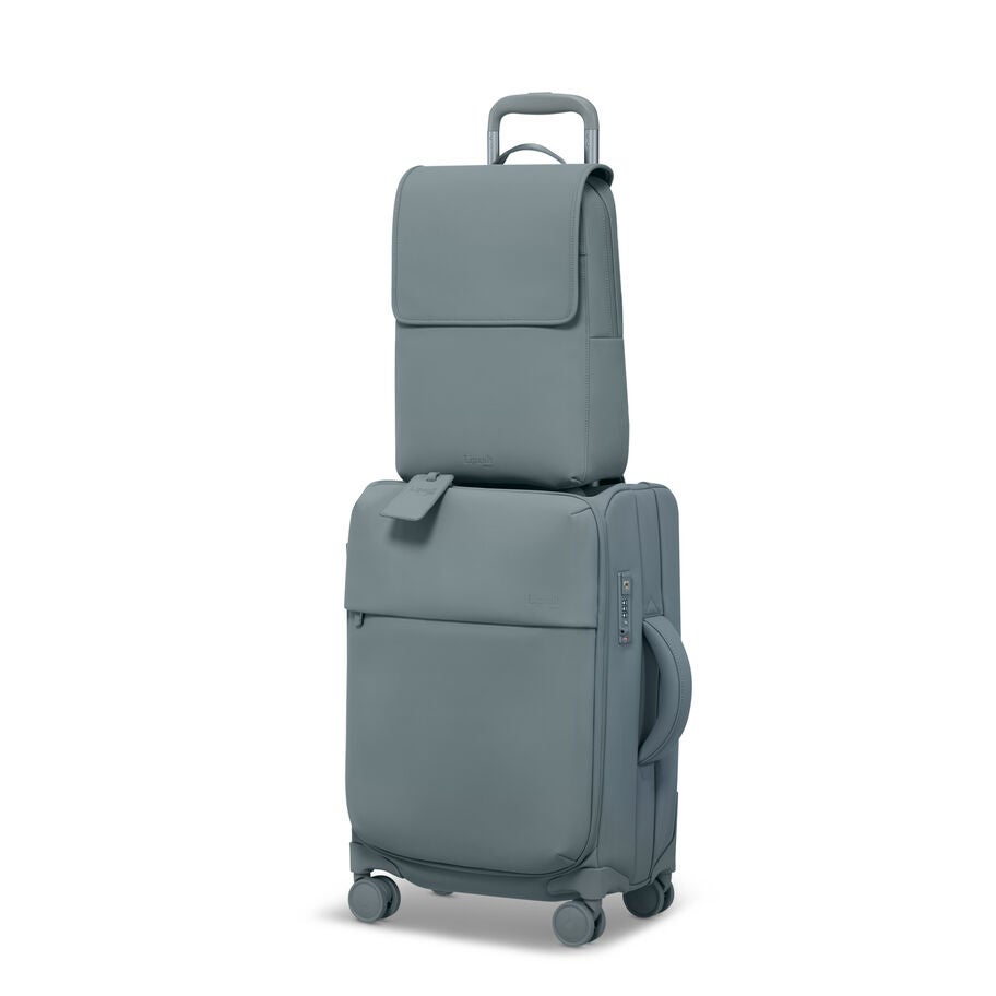 Lost In Berlin Square Backpack in the color LAST CALL | Cement Storm. image number 7