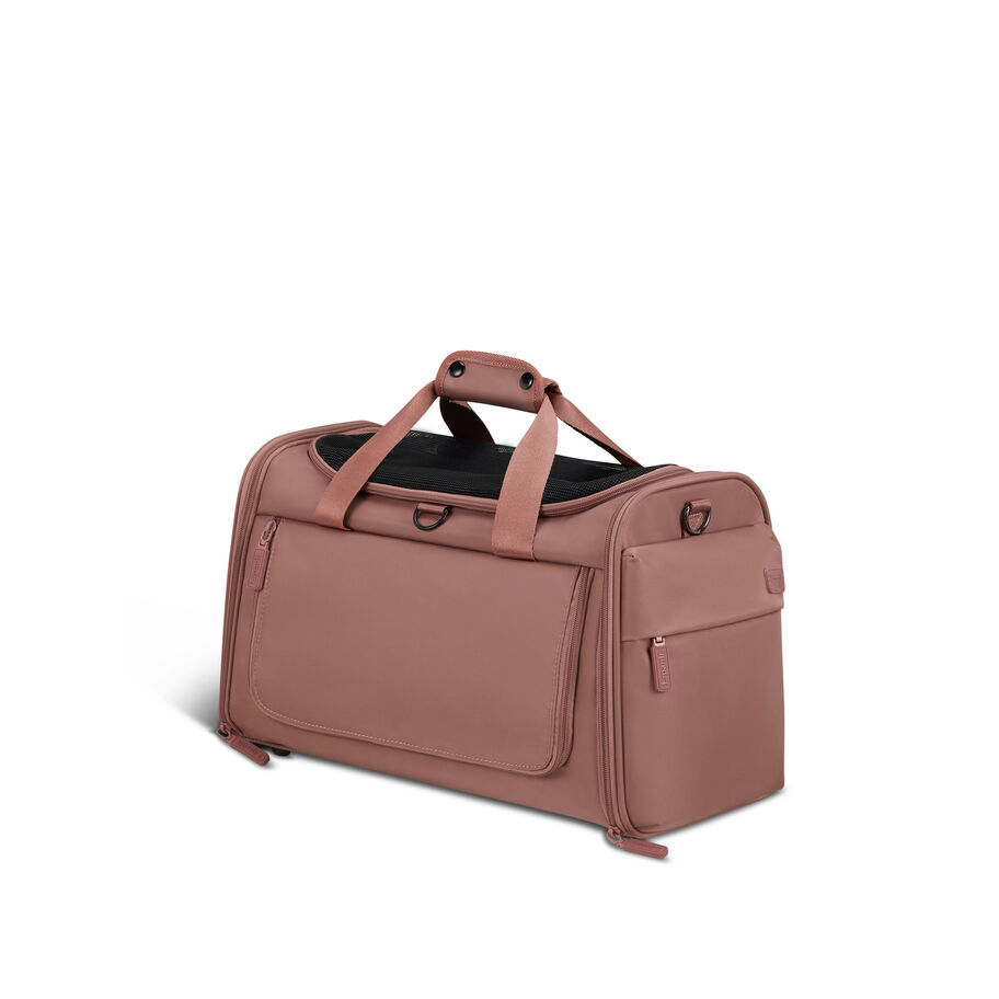 City Plume Pet Carrier in the color Rosewood. image number 3