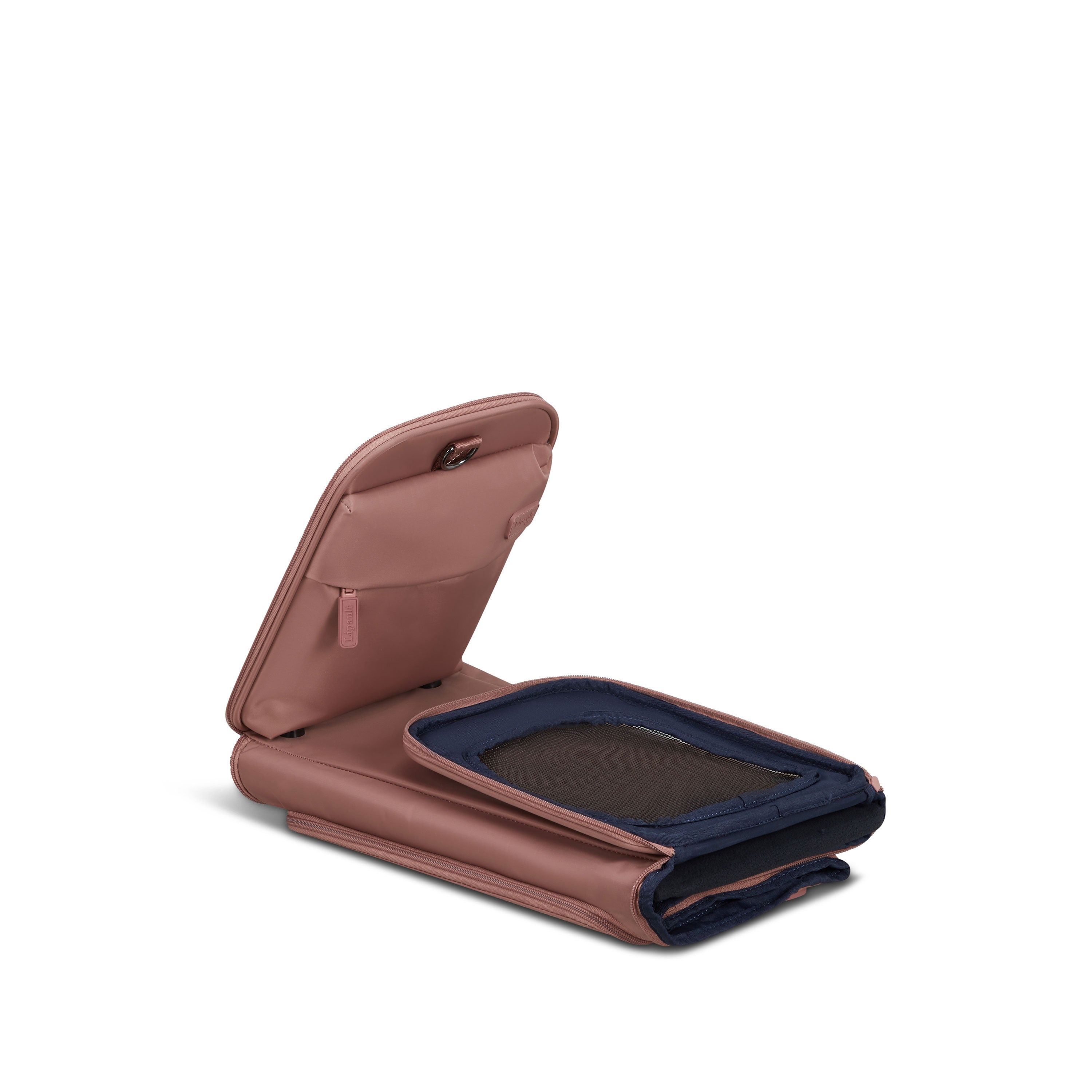 City Plume Pet Carrier in the color Rosewood. image number 6