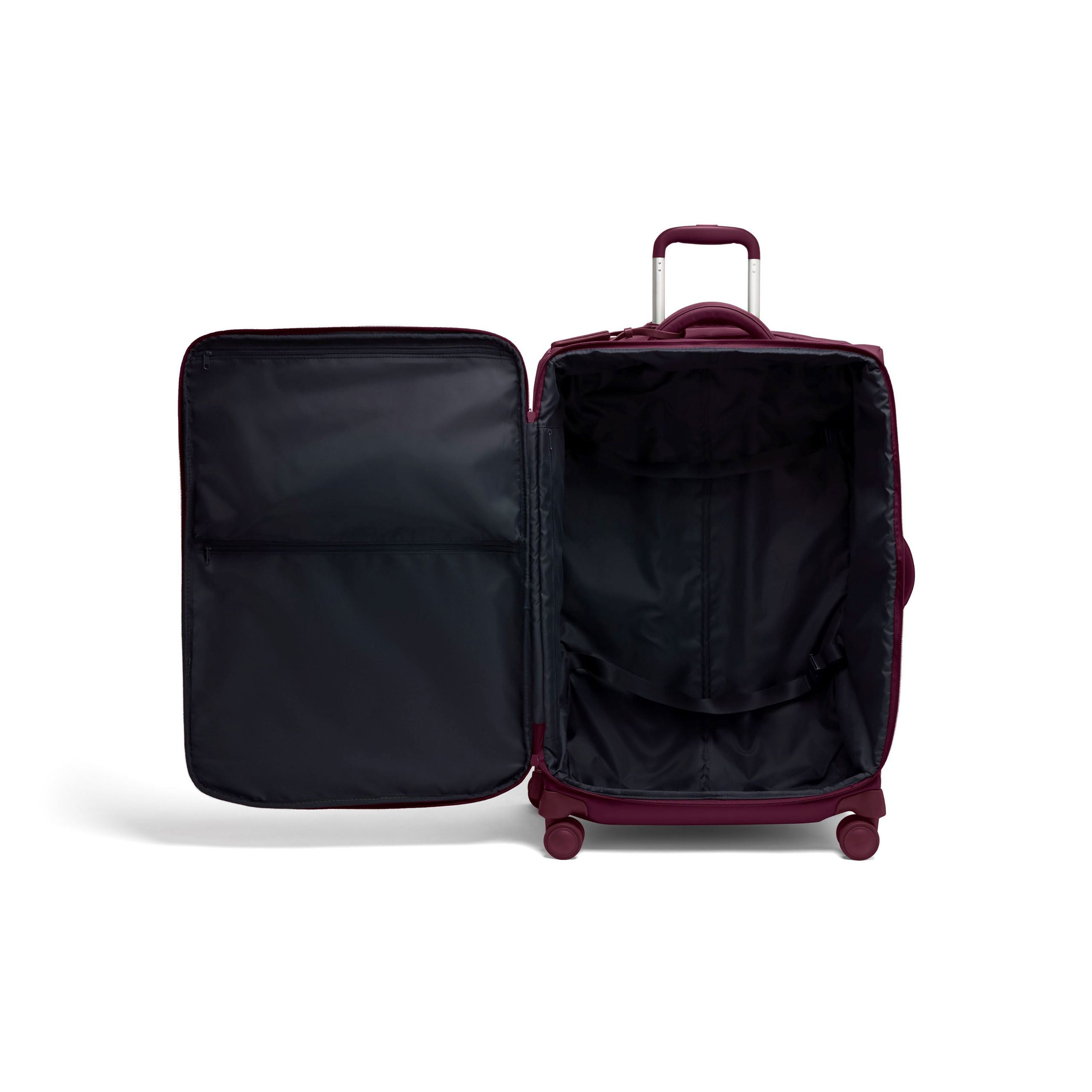 Lipault Plume Long Trip Packing Case, Bordeaux, Interior Image image number 1