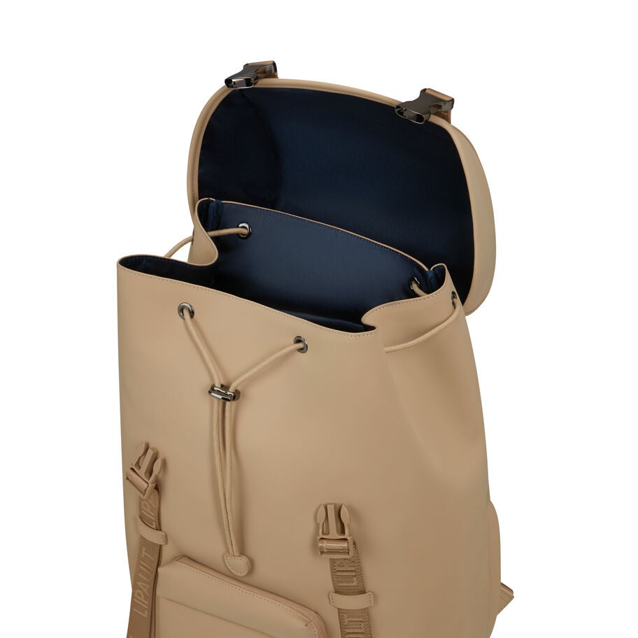 Lost In Berlin Exile Backpack in the color Sandstone. image number 3