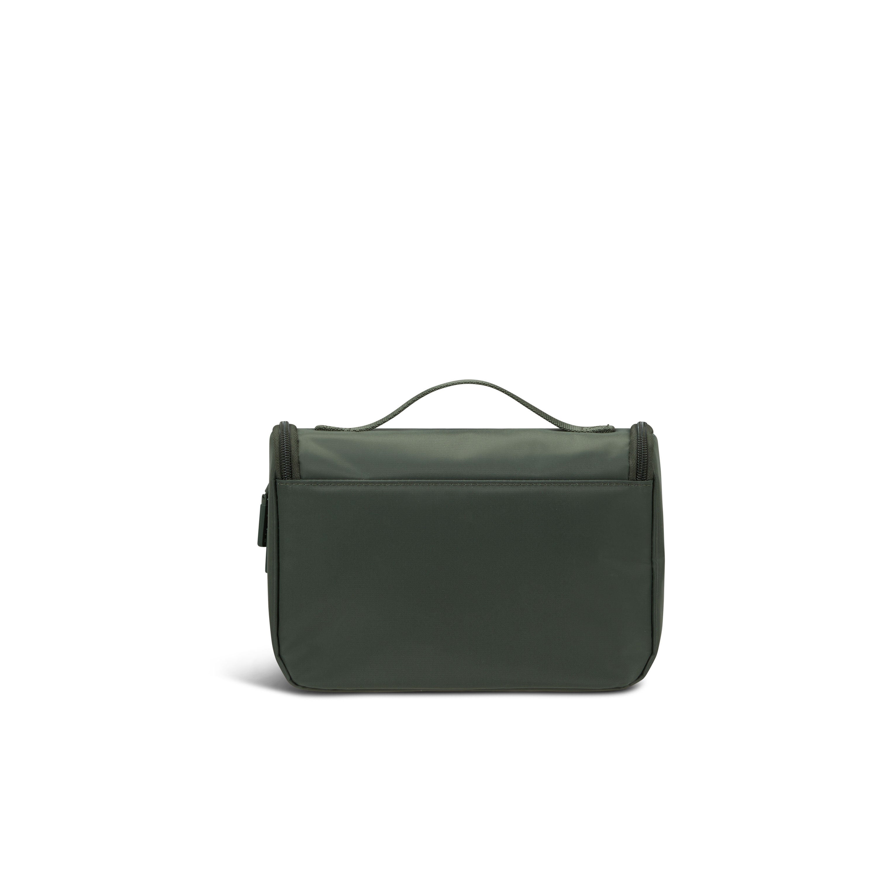 Lipault Hanging Toiletry Bag, Khaki Green, Back Image image number 3