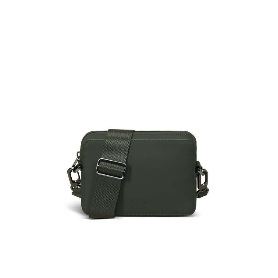 Lost In Berlin Crossbody Bag in the color NEW | Dark Moss. image number 3