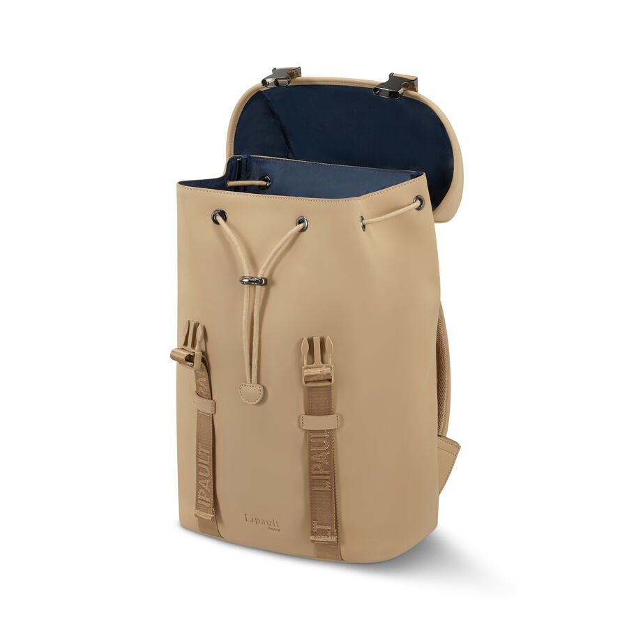 Lost In Berlin Mini Exile Backpack in the color Sandstone. image number 3