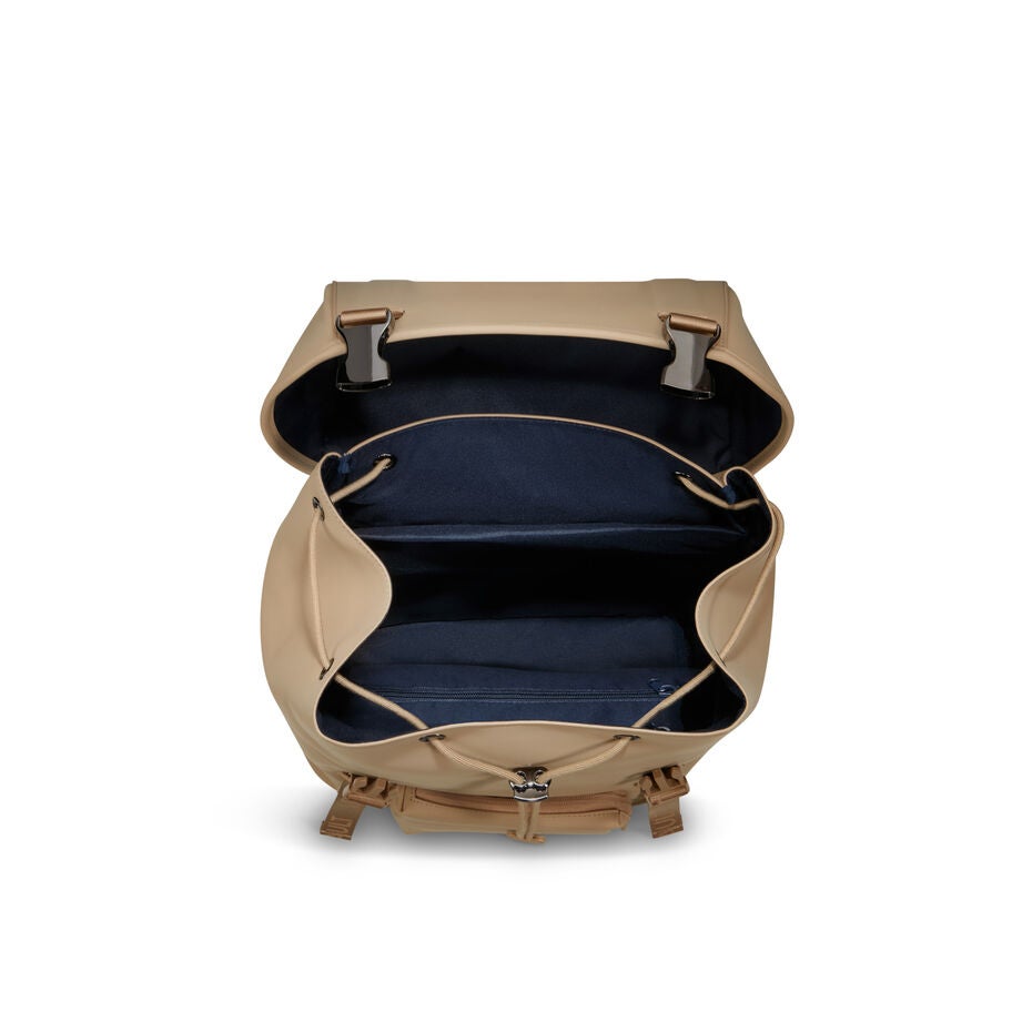 Lost In Berlin Exile Backpack in the color Sandstone. image number 2
