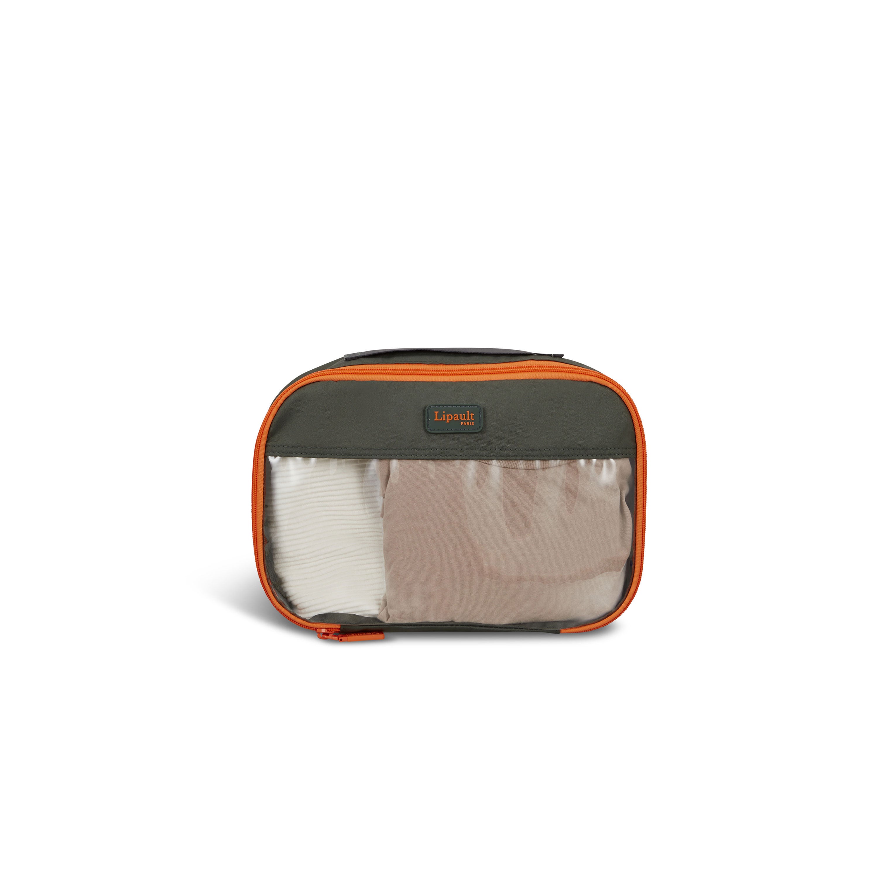 Travel Accessories Set of 3 Extra Packing Cubes in the color Khaki. image number 2