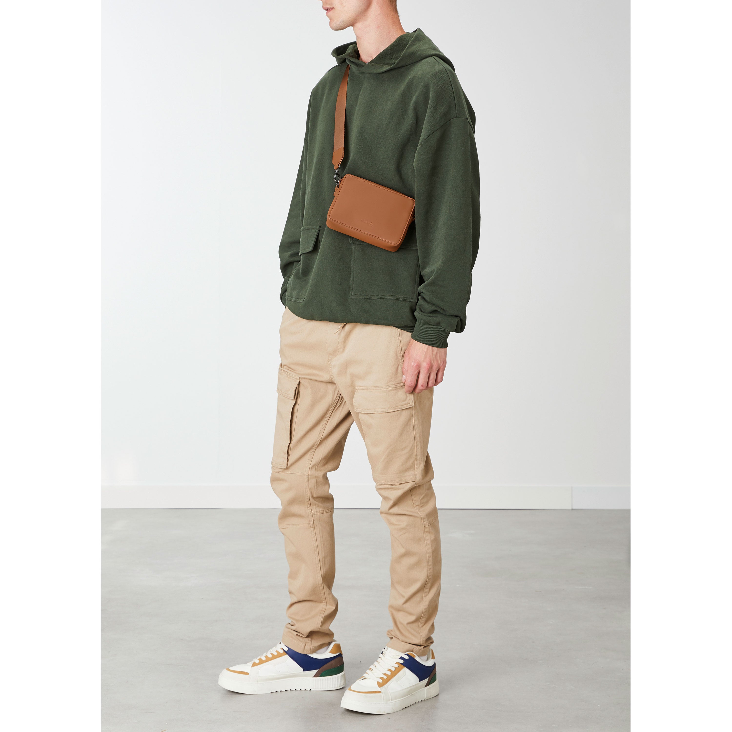 Lost In Berlin Crossbody Bag in the color Nutsy Nut. image number 5