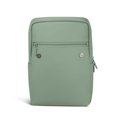 Lost In Berlin Square Backpack in the color Frozen Matcha.