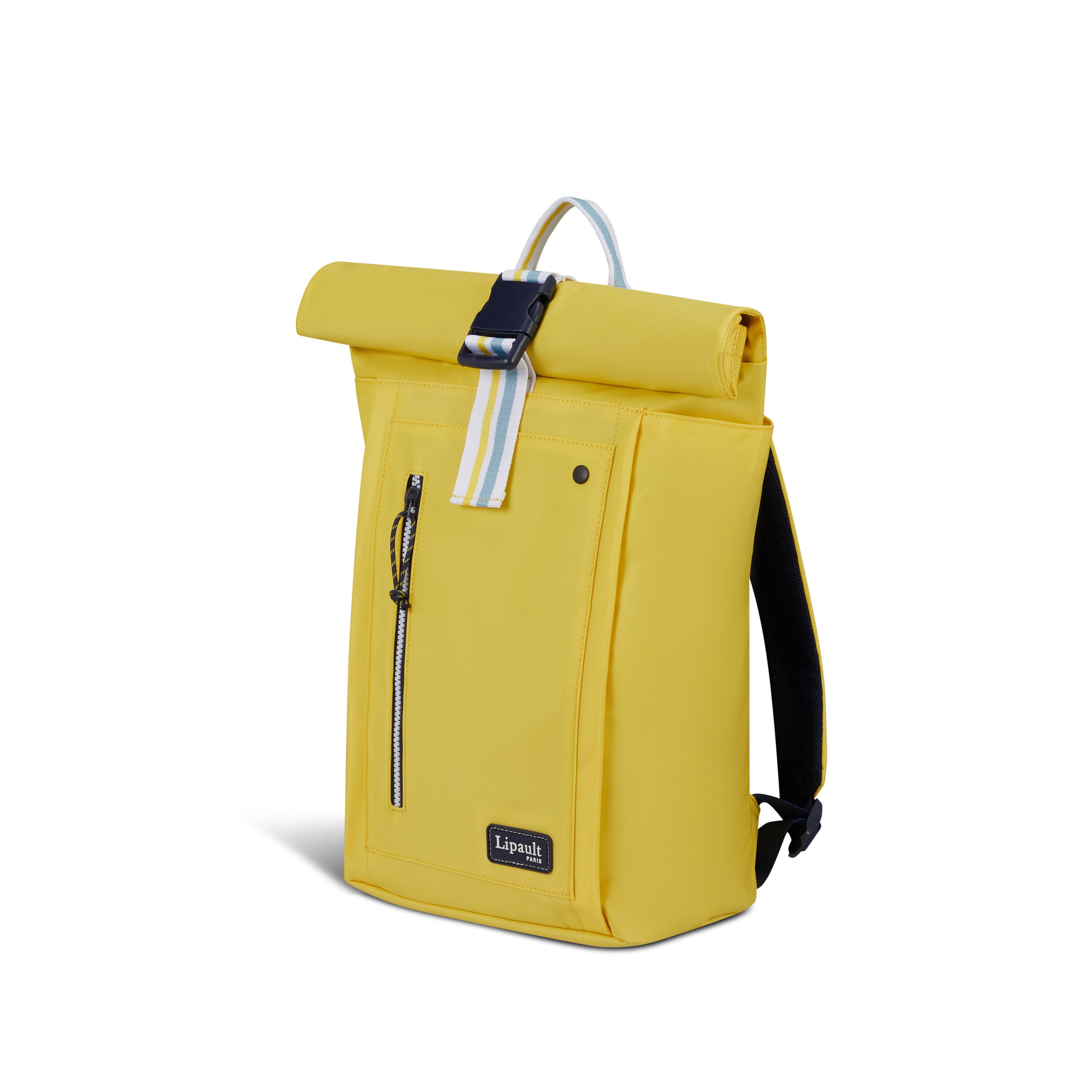 City Plume California Rolltop Backpack in the color Blinding Sun. image number 2