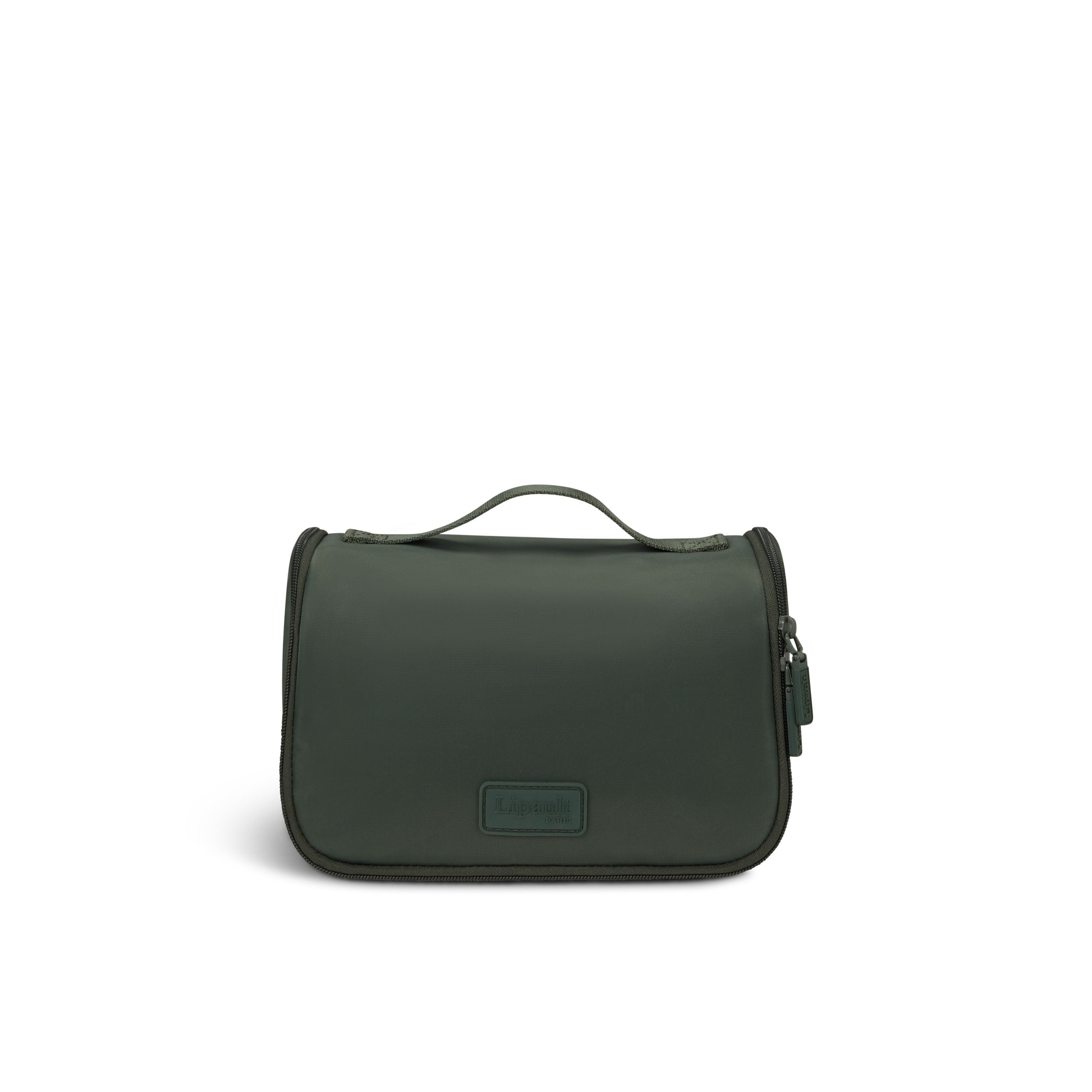 Lipault Hanging Toiletry Bag, Khaki Green, Front Image image number 0
