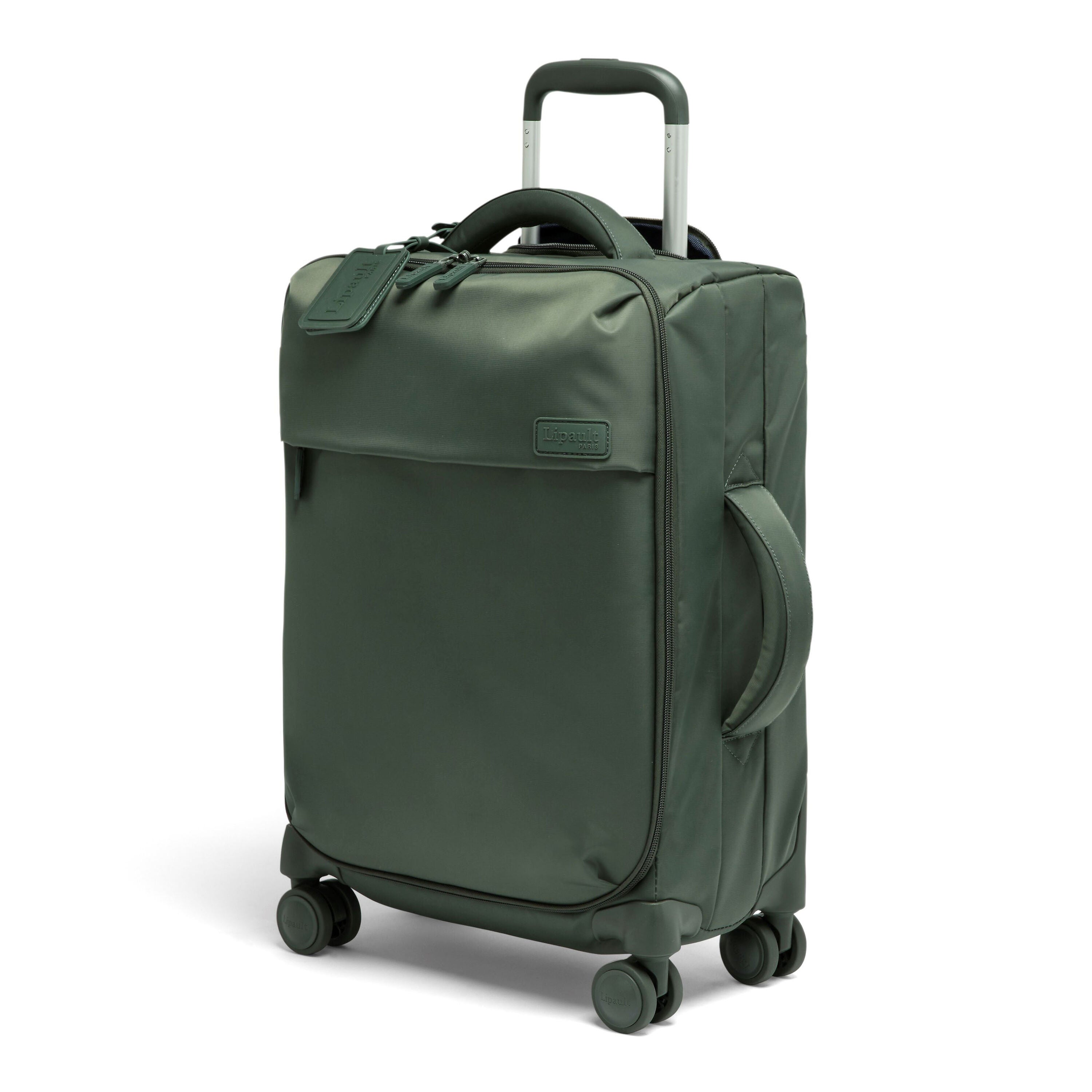 Lipault Plume Cabin Spinner, Khaki Green, Front 3/4 Image image number 2