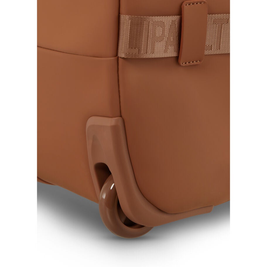 Lost In Berlin Exile Wheeled Duffel in the color Nutsy Nut. image number 9