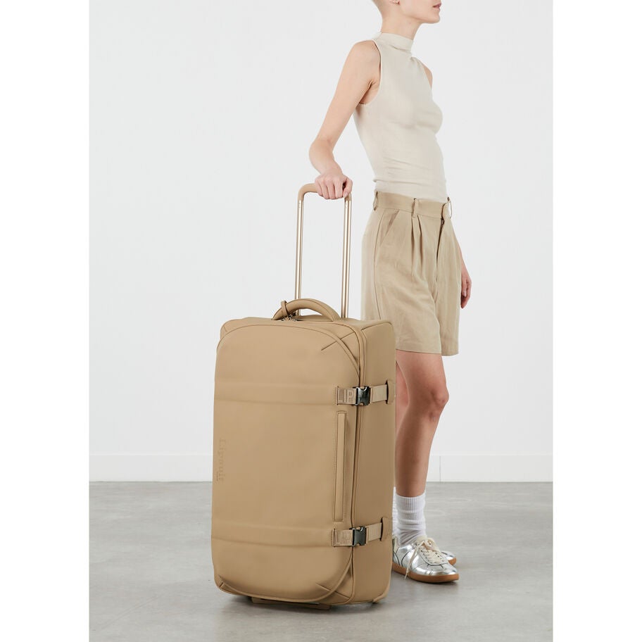 Lost In Berlin Exile Wheeled Duffel in the color Sandstone. image number 1