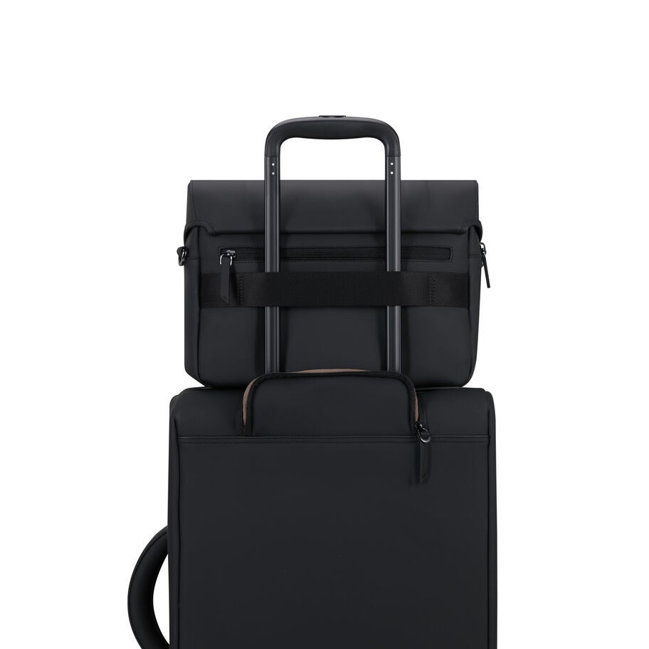 Lost In Berlin Exile Messenger Bag in the color Black. image number 9