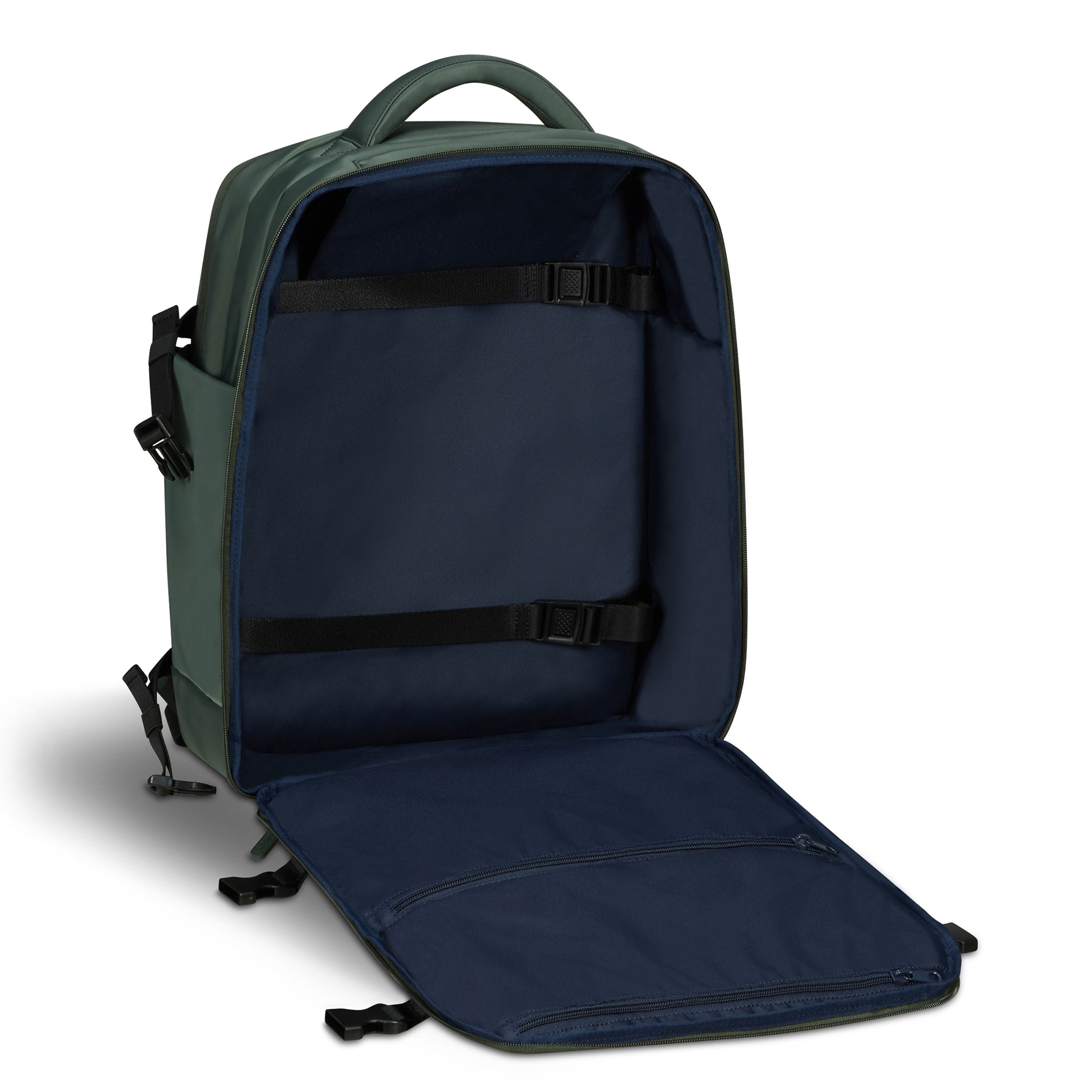 City Plume Travel Backpack in the color Khaki. image number 2
