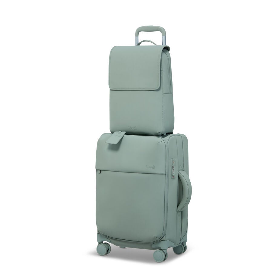 Lost In Berlin Square Backpack in the color LAST CALL | Yoga Green. image number 7