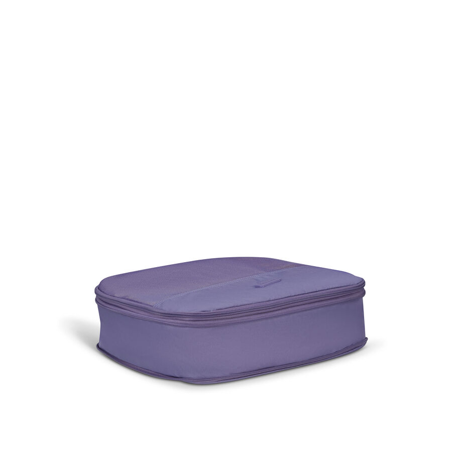 Travel Accessories Set of 3 Compression Packing Cubes in the color Fresh Lilac. image number 6